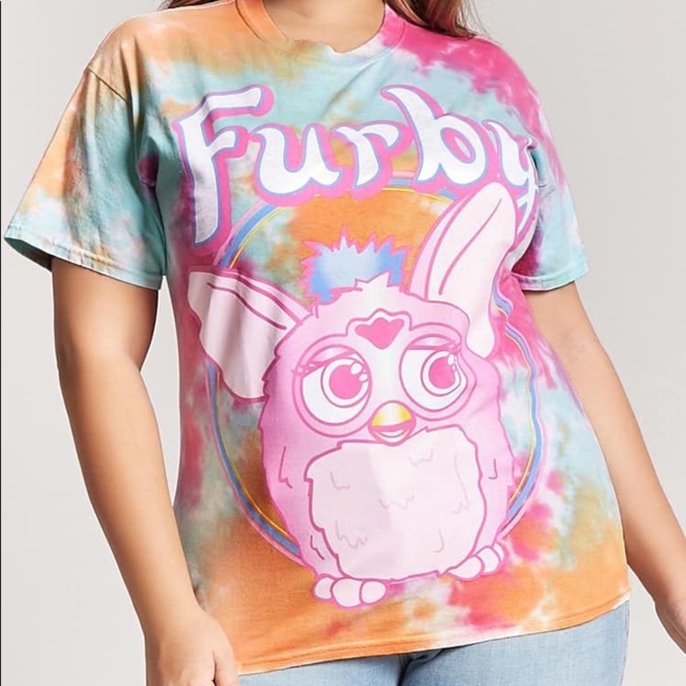 Forever 21 Tie Dye Furby Shirt
